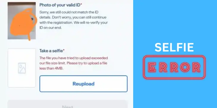SELFIE ERROR
